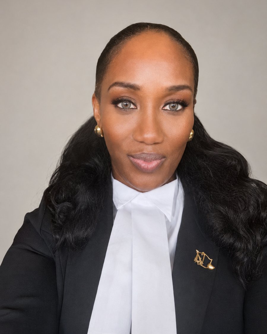 Uju Iwuchukwu in barrister robes